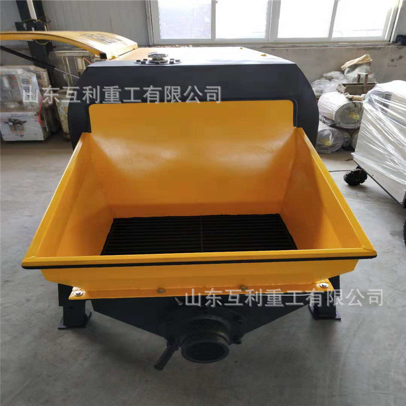 卧式液压二次构造柱输送泵斜式砂浆泵细石砂浆泵小型移动砂浆泵
