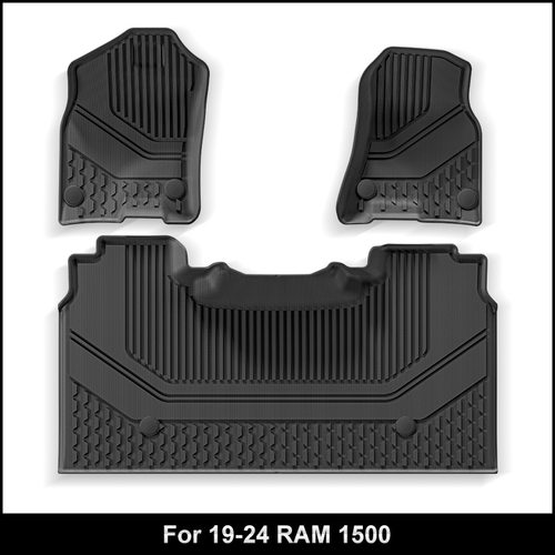 适用于19-24款道奇公羊Dodge RAM 1500汽车脚垫防水全环保TPE脚垫