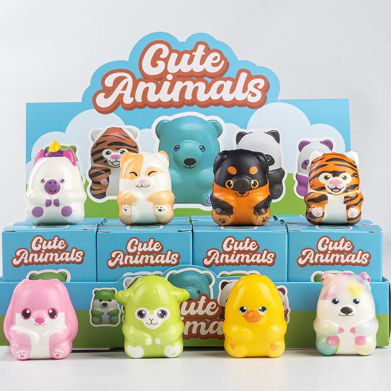 跨境亚马逊捏捏乐盲盒摆件批发潮玩公仔儿童玩具工厂盲袋盲盒