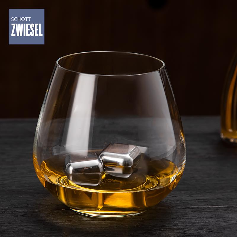 德国进口SCHOTT肖特水晶玻璃威士忌杯洋酒杯果汁冷饮杯【2支装】