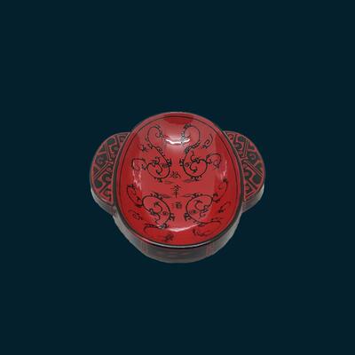 【曾楚漆器】君幸酒云纹仿古耳杯中国漆器手工艺品长沙马王堆汉朝
