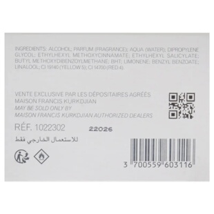 Maison Francis Kurkdjian Baccarat Rouge 540 Eau De Parfum S