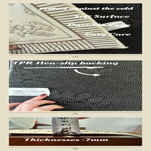 VIKAMA Coin Pattern Carpet Spongebob Bedroom Living Room Si