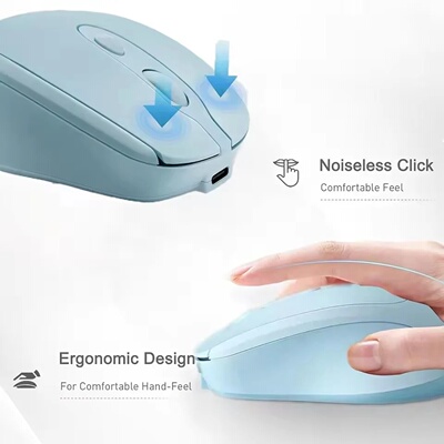 Rechargeable Wireless Computer Mouse 2.4G Bluetooth-Compati