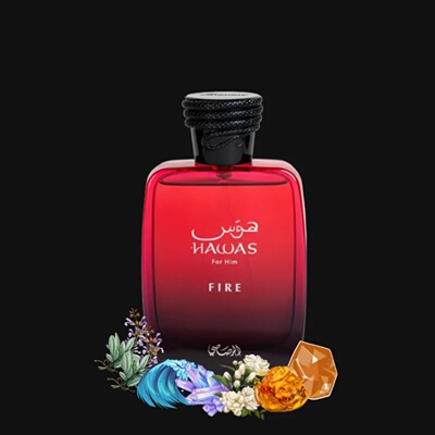 100ML RASASI Hawas Fire Eau De Parfum Pheromone Fragrance A