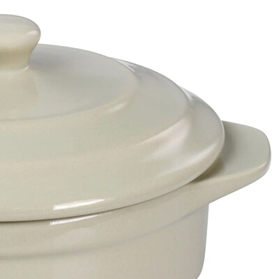 Stoneware Mini Casserole Dish with Lid Oven Microwave Dishw