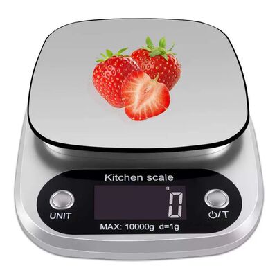 Digital Kitchen Scale Stainless Steel LCD Electronic Food Sc