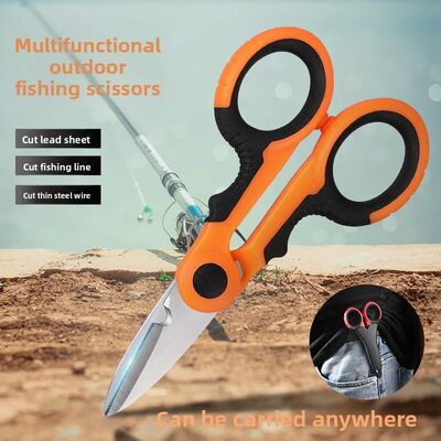 Stainless Steel Fishing Scissor Accessories Electrician Port