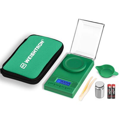 Milligram Scale 50g/ 0.001g, Portable mg Scale with LCD Back