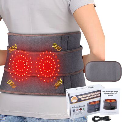 Infrared Heating Waist Massager Electric Belt Vibration USB