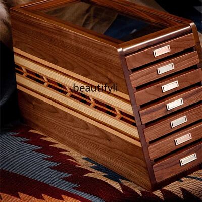 Hot sales Seven pumping storage cabinets, exquisite solid wo