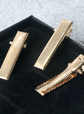 100pcs 3.0cm Metal Hair Alligator Clips Women Girls Small D