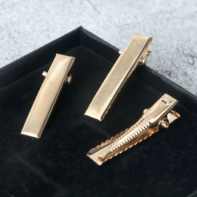 100pcs 3.0cm Metal Hair Alligator Clips Women Girls Small D