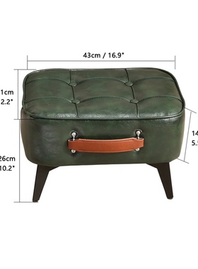 1pc Minimalist Short Stool, Super Soft & Space Saving Short