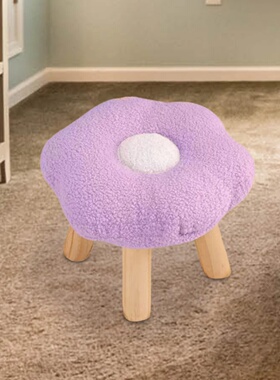 Wooden Small Foot Stool Non Slip Foot Rest Under Desk Footr