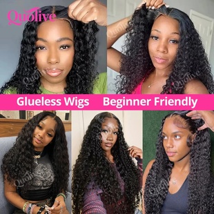 Glueless Wigs Human Hair Wear And Go Pre Cut 4x4 5x5 Hd Lac