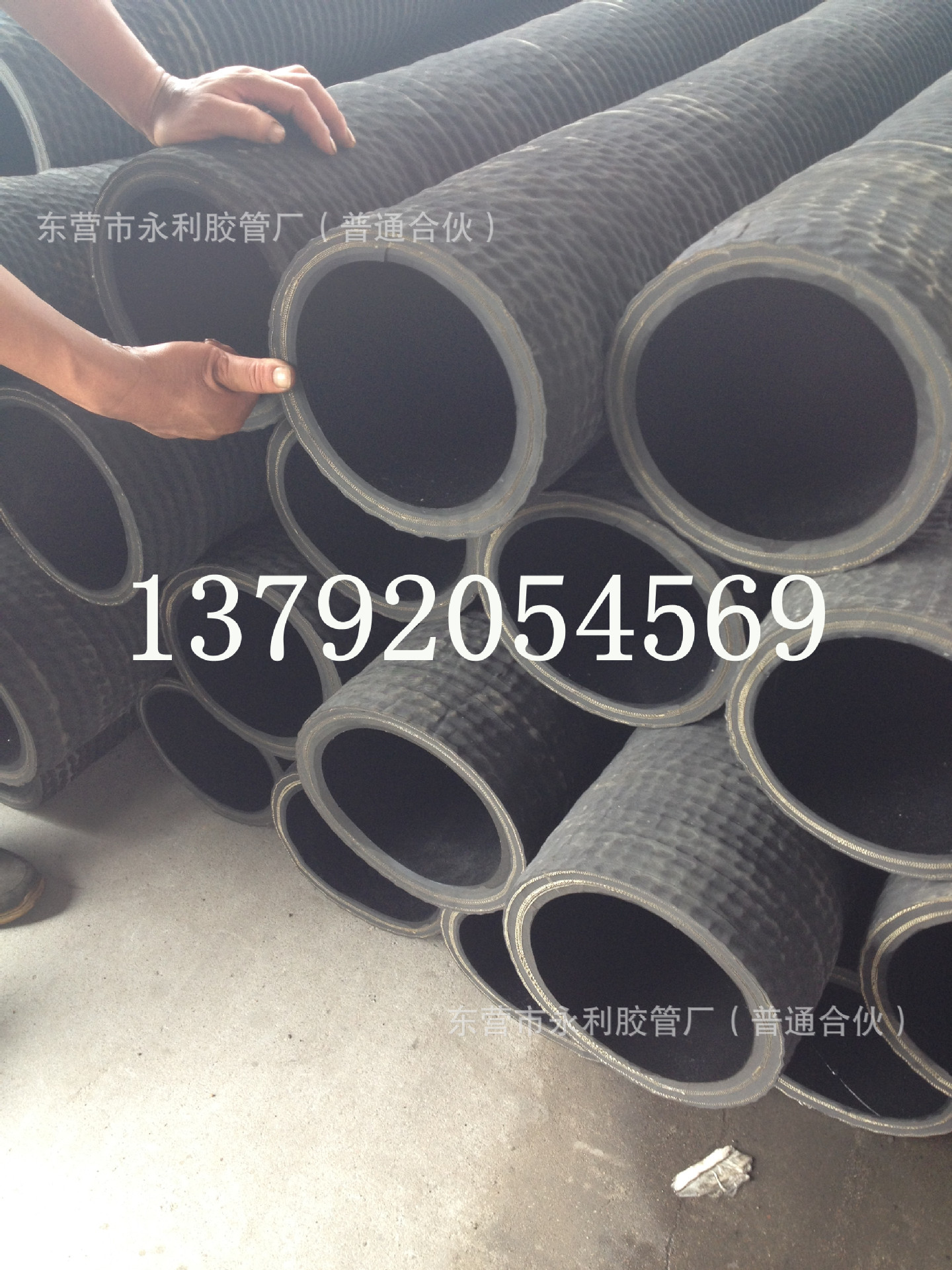 农业灌溉防汛抗旱专用橡胶水管吸排水胶管耐高压胶管