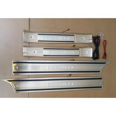 适用于诺亚noah/voxy门槛条LED迎宾踏板80系改装专用带灯款