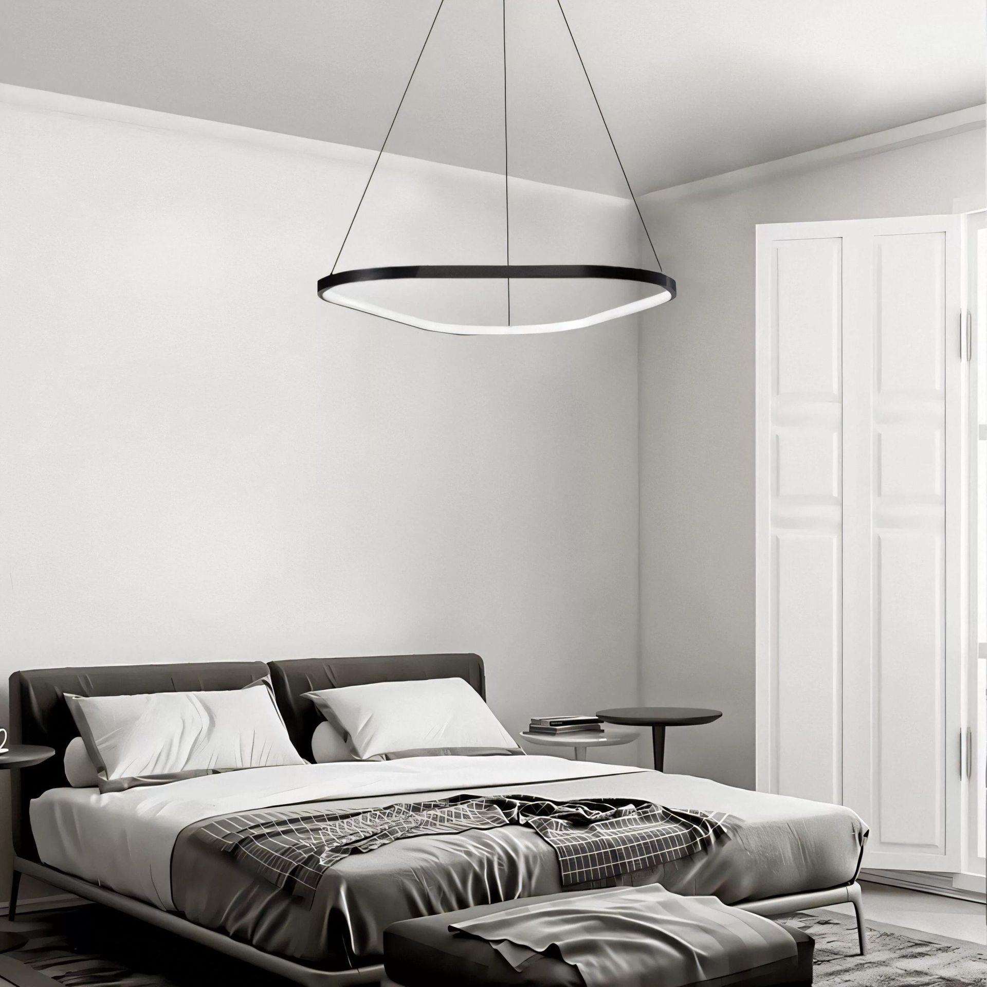 意式极简客厅吊灯2024新款简约时尚餐厅全光谱大气主灯客厅卧室