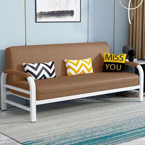 9U折叠沙发床两用小户型多功能客厅卧室简易铁艺出租房单双人沙发