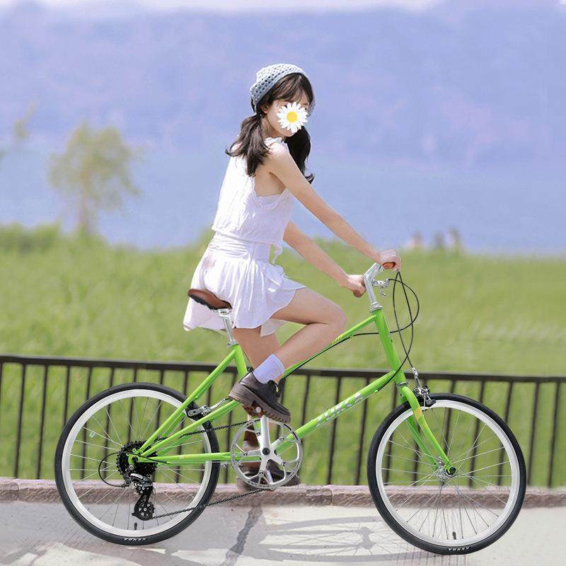 经典复古小轮车20寸轻便变速通勤自行车学生城市单车女公路自行车