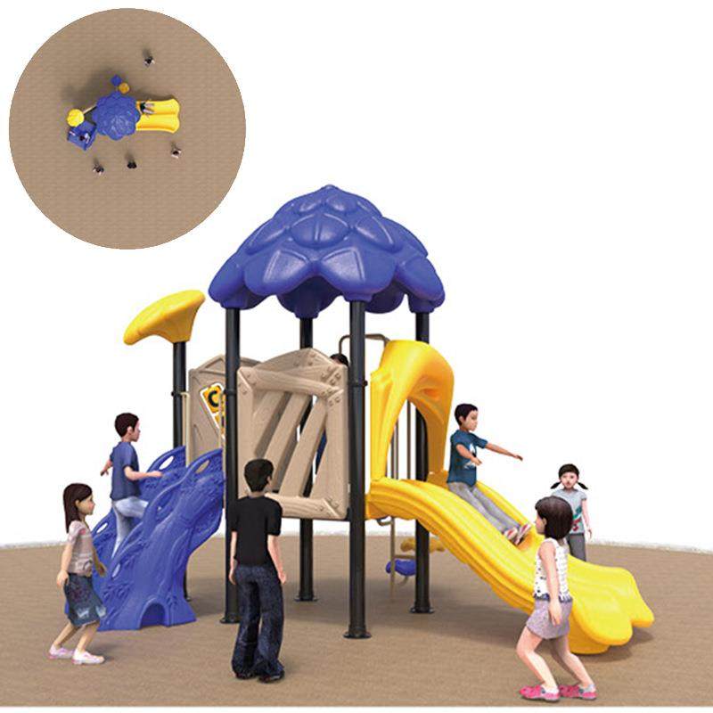 儿童户外豪华卡通塑料组合滑滑梯幼儿园小区内攀爬架钻洞功能玩具