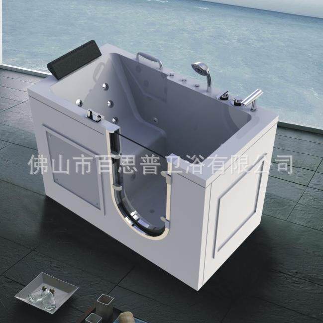 开门浴缸亚克力浴缸外贸出口老人缸泡澡缸家用浴盆