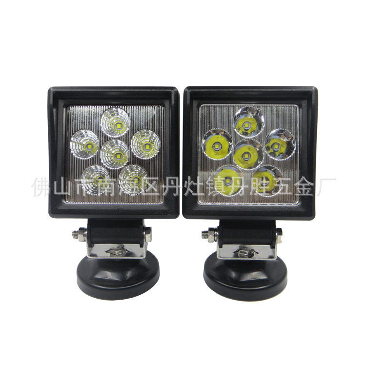 30W方形高亮工程汽车灯LED工作灯CREE越野车顶灯重型机械灯照明灯