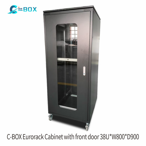 奔泰 C-BOX 19英寸型材机柜加宽型屏蔽 可选配前门 38U*W800*D900