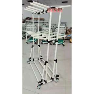 流利条货架分割物料线束线架汽车周转精益管接头配件推车