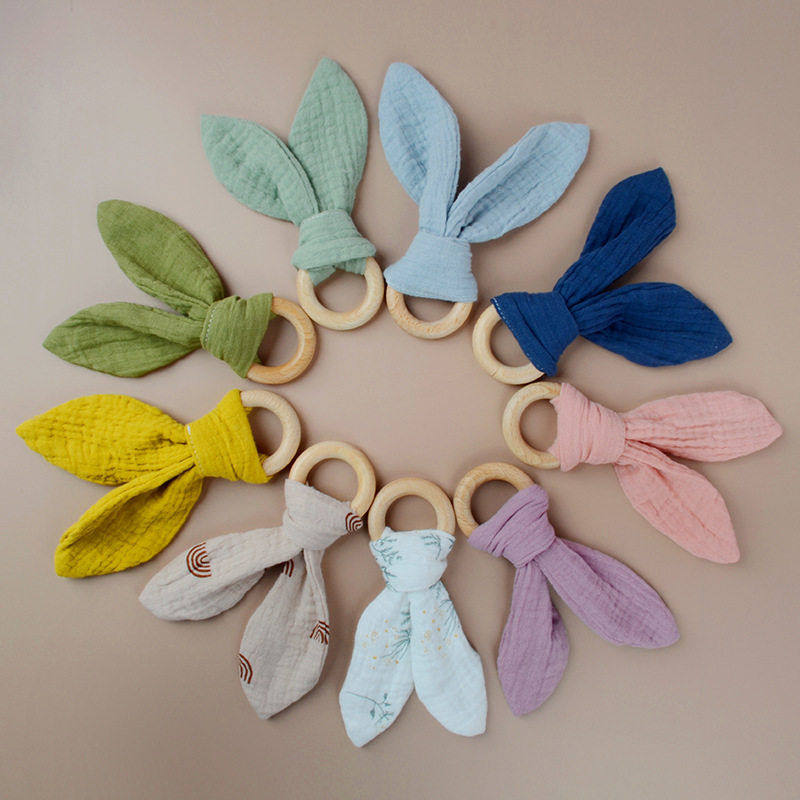 2026新款安抚兔耳朵磨牙安抚巾榉木牙胶纯棉布料婴儿咬咬玩具,玩具/童车/益智/积木/模型,婴儿/儿童游泳圈,淘宝优惠券,粉丝福利购,淘宝优惠卷