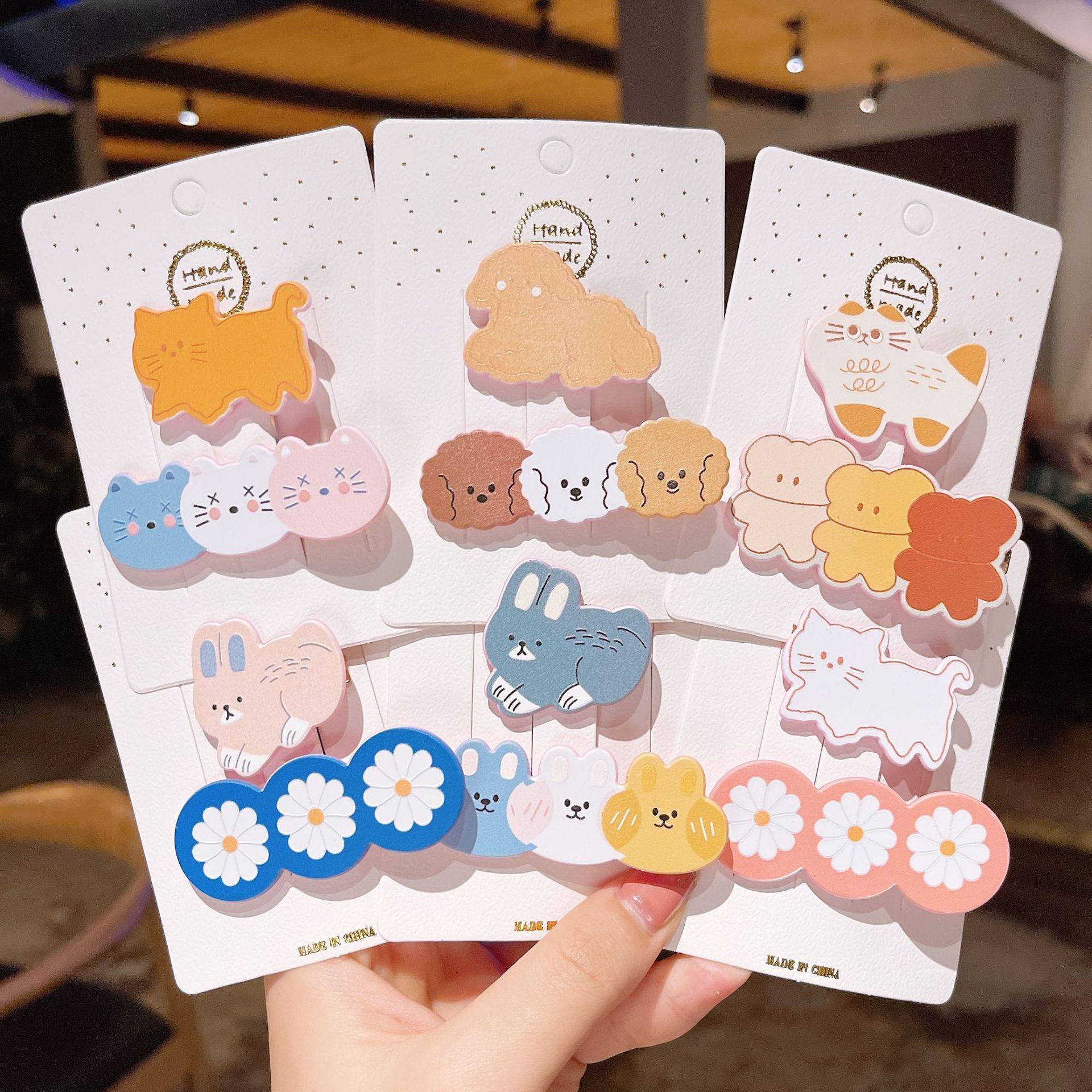 夏季网红可爱儿童发夹少女彩色动物发卡小女孩边夹刘海夹新款头饰,童装/婴儿装/亲子装,发饰,淘宝优惠券,粉丝福利购,淘宝优惠卷