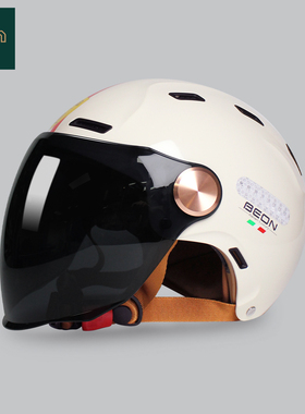 BEON B-112专用头盔长镜片防晒黑色长镜片透明长镜片