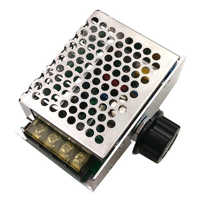 4000W 大功率可控硅 电子调压器 调光 调速 调温 配保险外壳