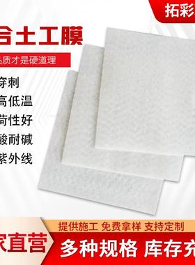 厂家供应复合土工膜人工湖防渗布油罐底层蓄水池两布一膜