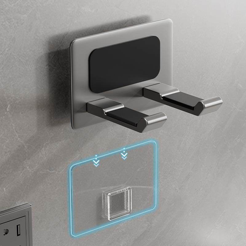 免打孔吹风机置物架卫生间电吹风支架浴室无痕贴自粘壁挂吹风机架