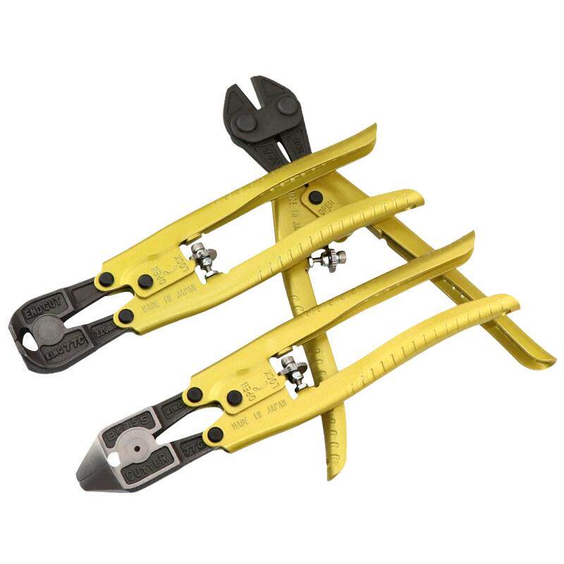 角田TTC强力PC-1400蛇头剪顶切剪钳电缆线弧面平面剪口剪钳胡桃钳