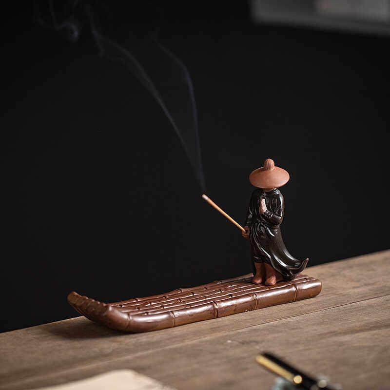 线香炉家用办公室檀香炉沉香熏香炉禅意手工卧室香炉香插底座摆件,餐饮具,茶道/香炉,淘宝优惠券,粉丝福利购,淘宝优惠卷