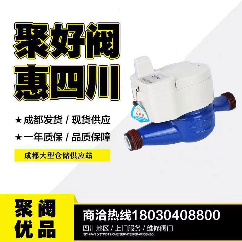 LORA无线智能远传无阀控铸铁壳物联网家用旋翼式冷水表 DN15DN200