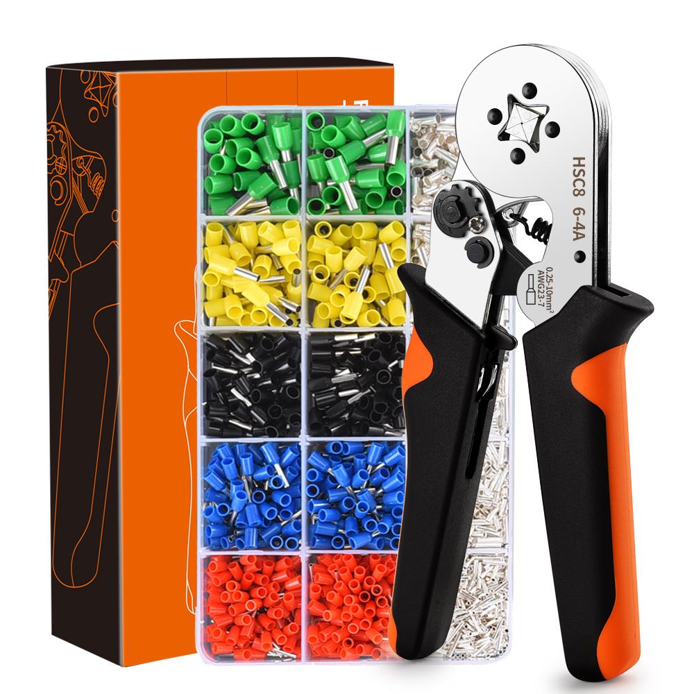 管型端子压线 线钳冷压端子手动接线 线钳子针形夹线 线电工压接