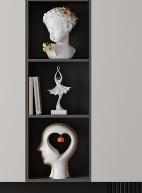 轻奢高档电视柜壁龛摆件现代简约家里客厅酒柜办公室柜艺术装饰品