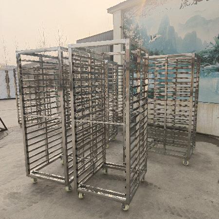 移动冷冻架车不锈钢架子车酒店晾肉车烤盘解冻架子车托盘车