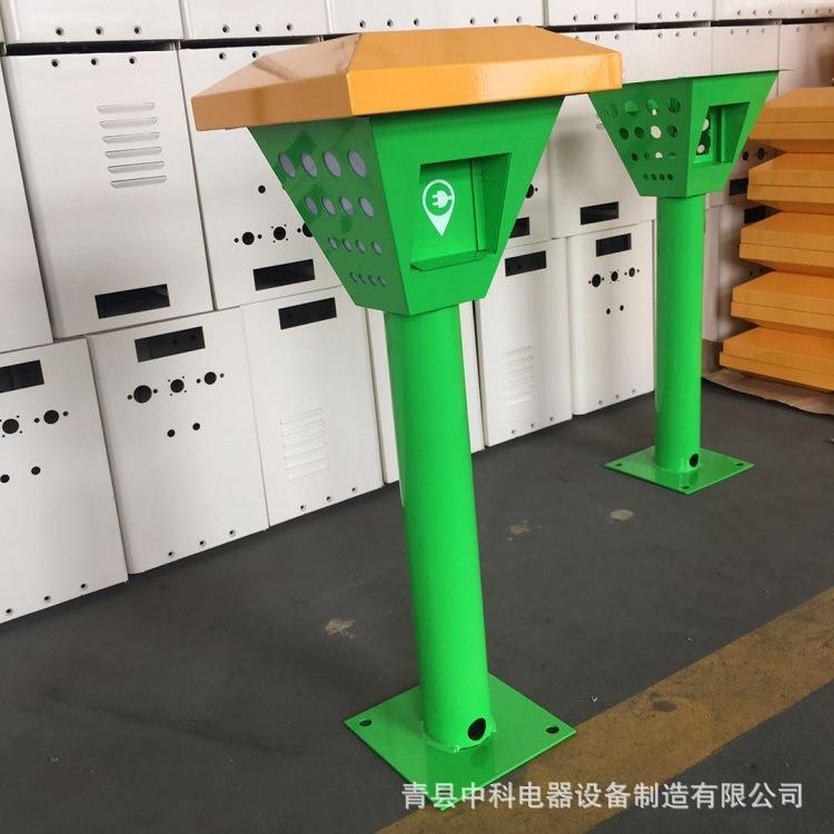 智能快速充电桩充电站蘑菇桩外壳设计加工提供设计方案电动车