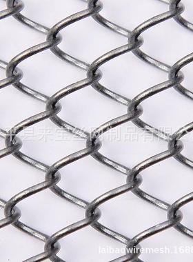 来宝LB-C03汽车展厅灰色装饰菱形铝网 办公室展厅金属灰色垂帘网