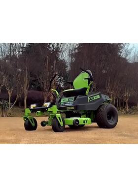 凯姿TMALL 2022割草机 82V大面积草坪修剪机 锂电坐骑式除草机