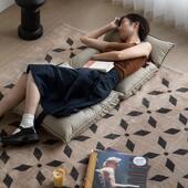 榻榻米靠背椅护腰床上靠背垫飘窗椅可折叠懒人沙发靠垫可躺可睡