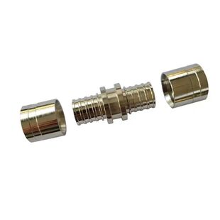 滑紧件铝塑管接头配件地暖管地暖全铜加长加厚国标20管接头电镀