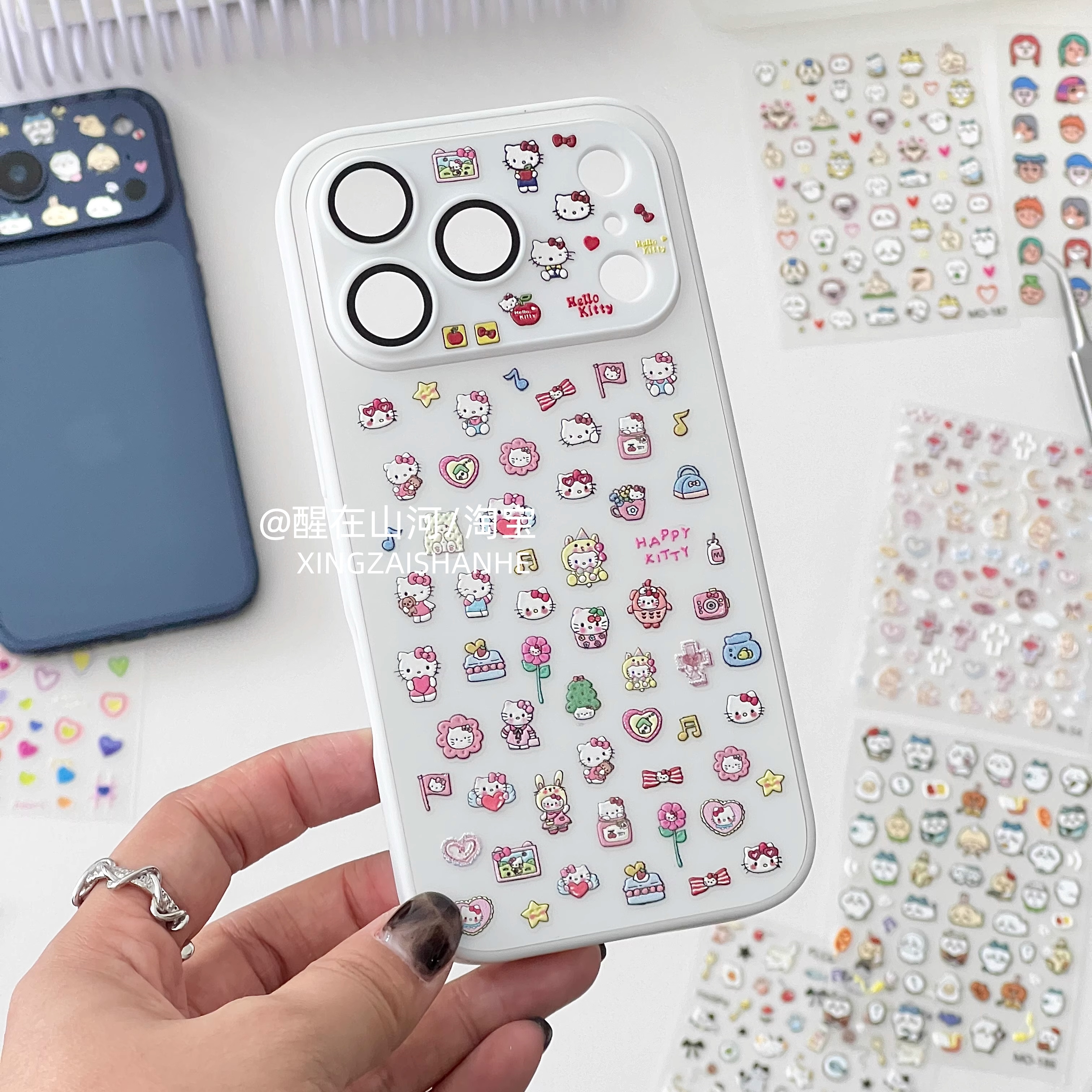 kitty猫贴纸苹果iphone17手机壳