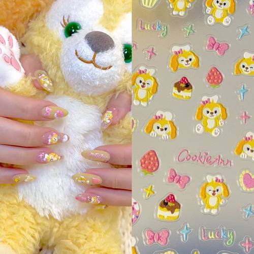 迪士尼可琦安饼饼可爱小狗贴纸