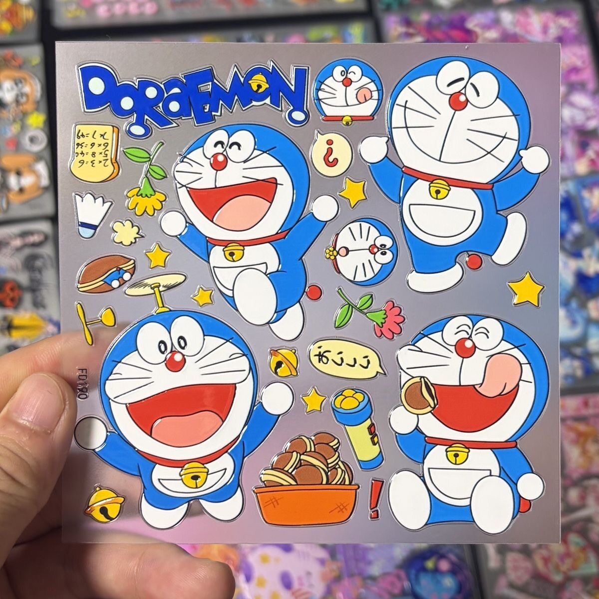 叮当猫diy手帐治愈可爱装饰贴